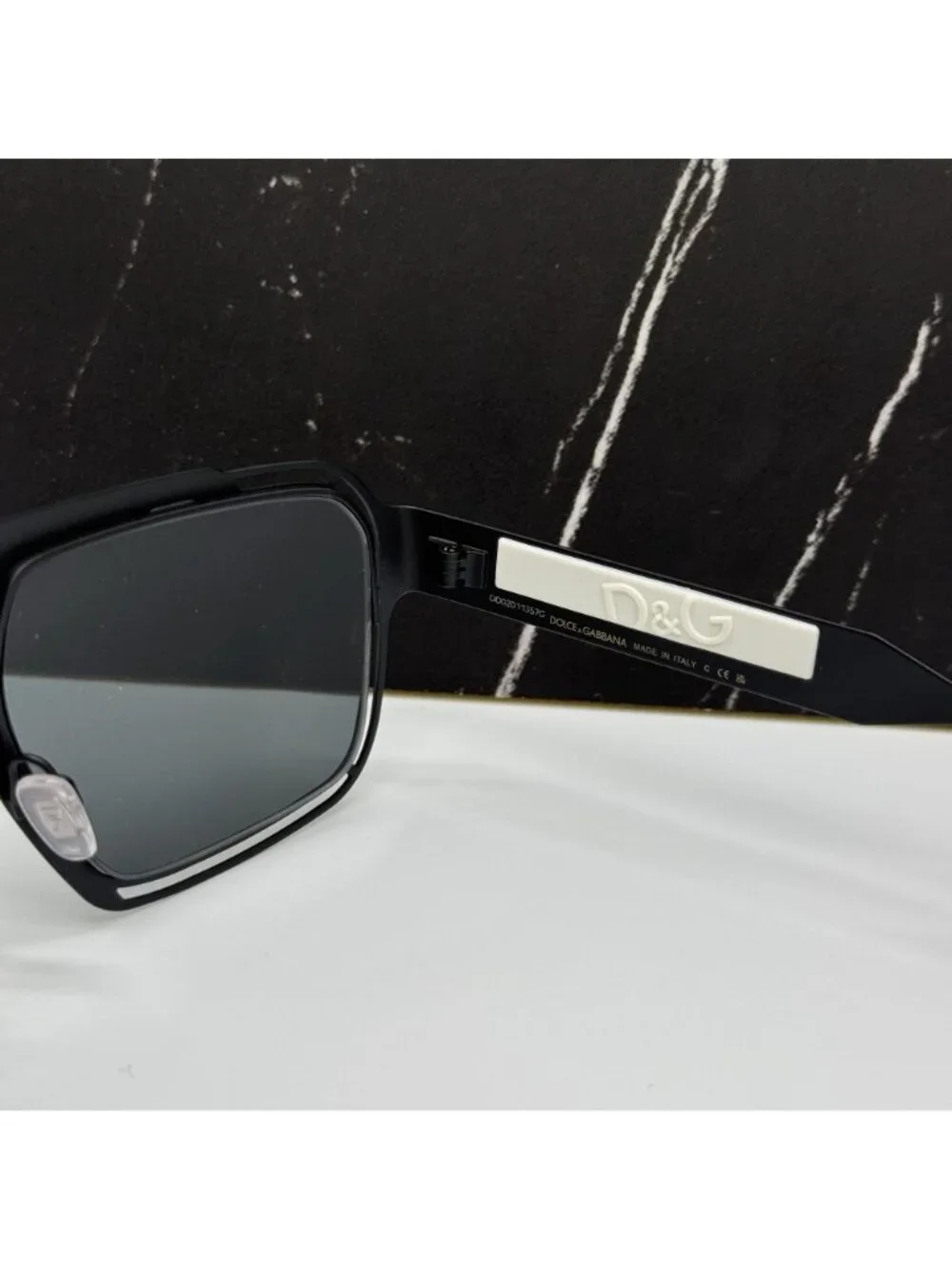 Dolce&Gabbana DG2270 3276/87 Black Gray Men Sunglasses Authentic NEW